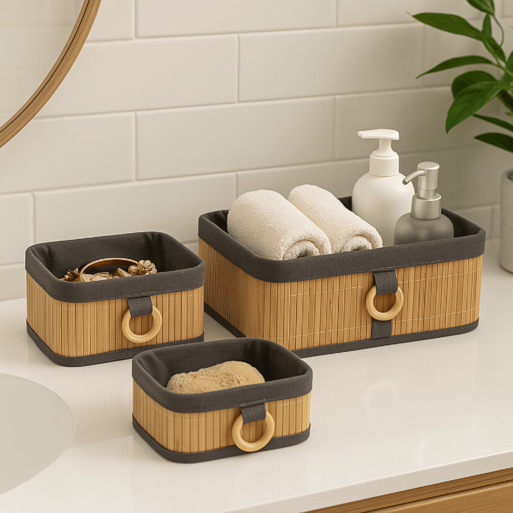 Trio Bambu Chic - Kit 3 unidades