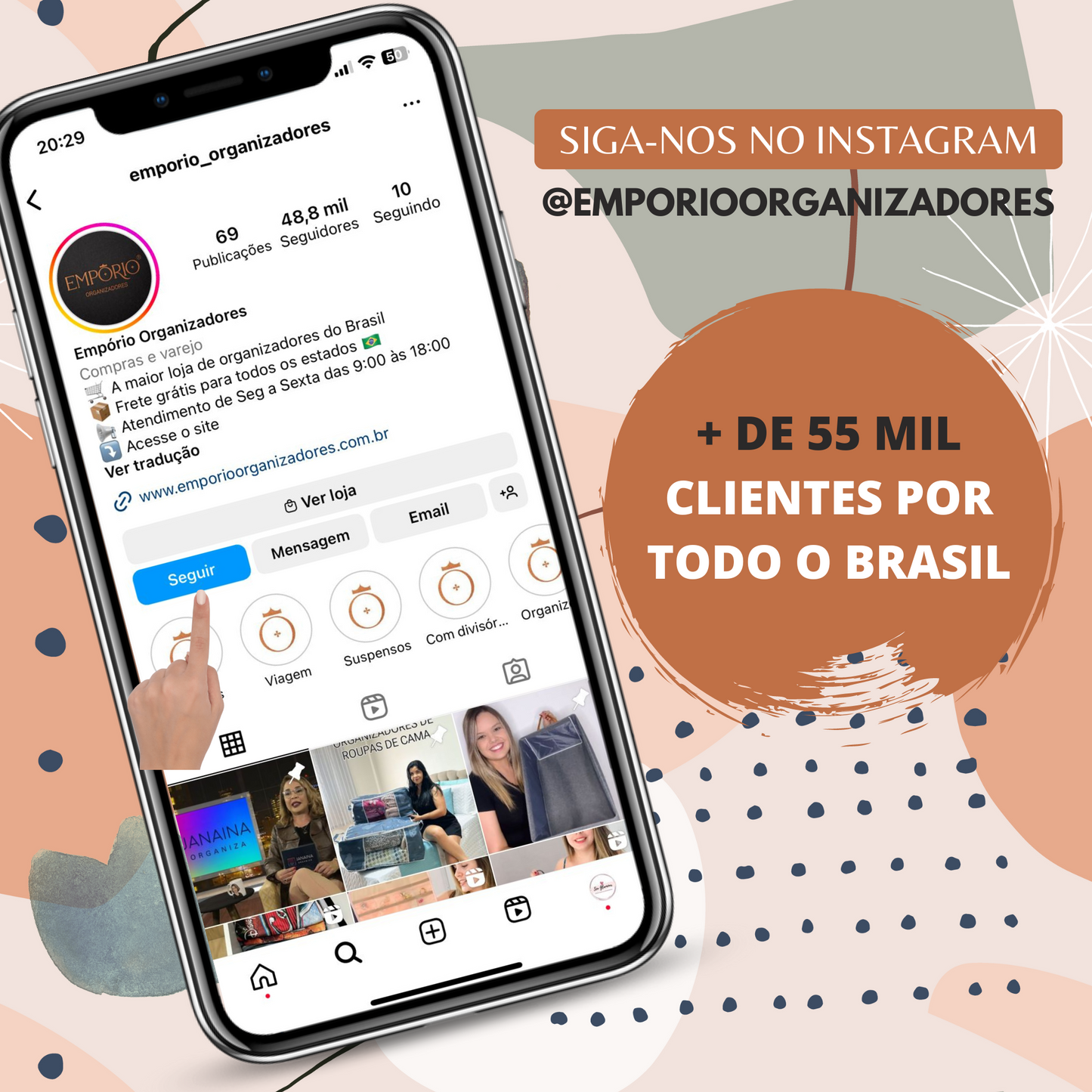 Organizador Mala suspensa - 37% OFF + Frete grátis.