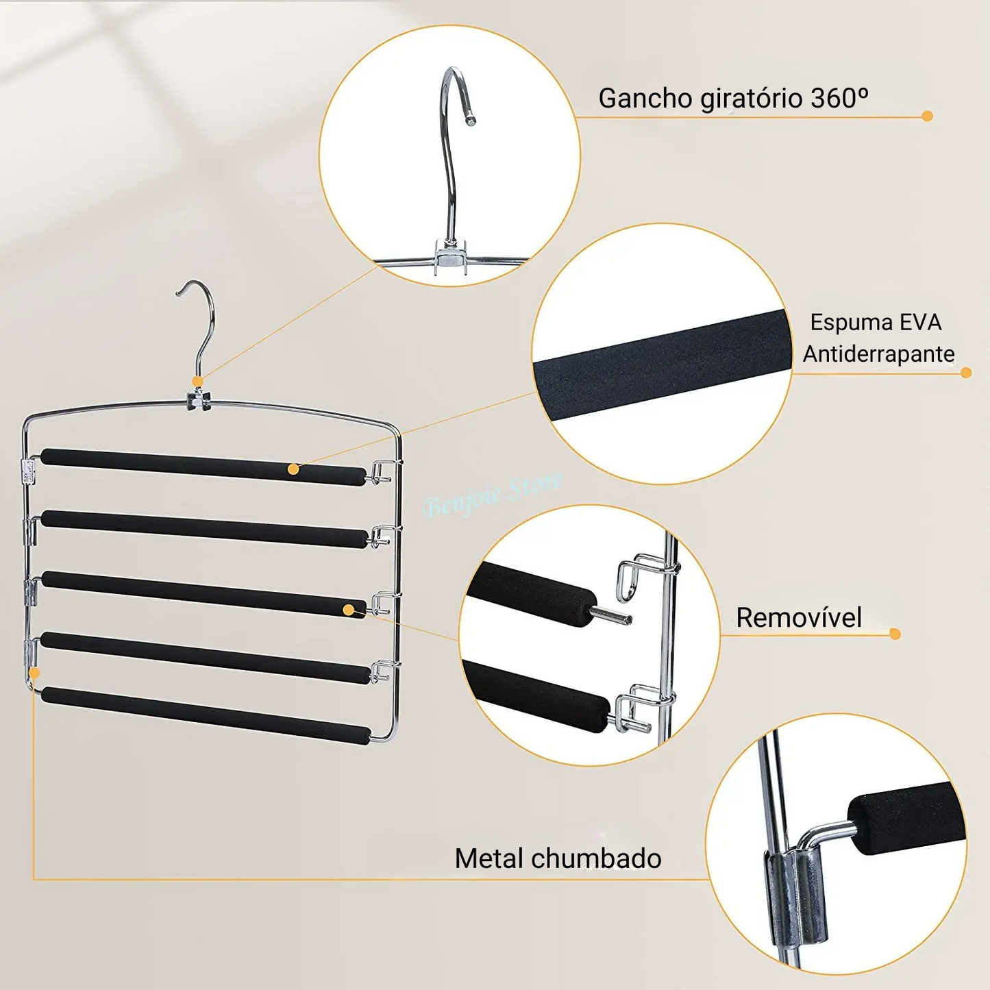 Cabide para calças