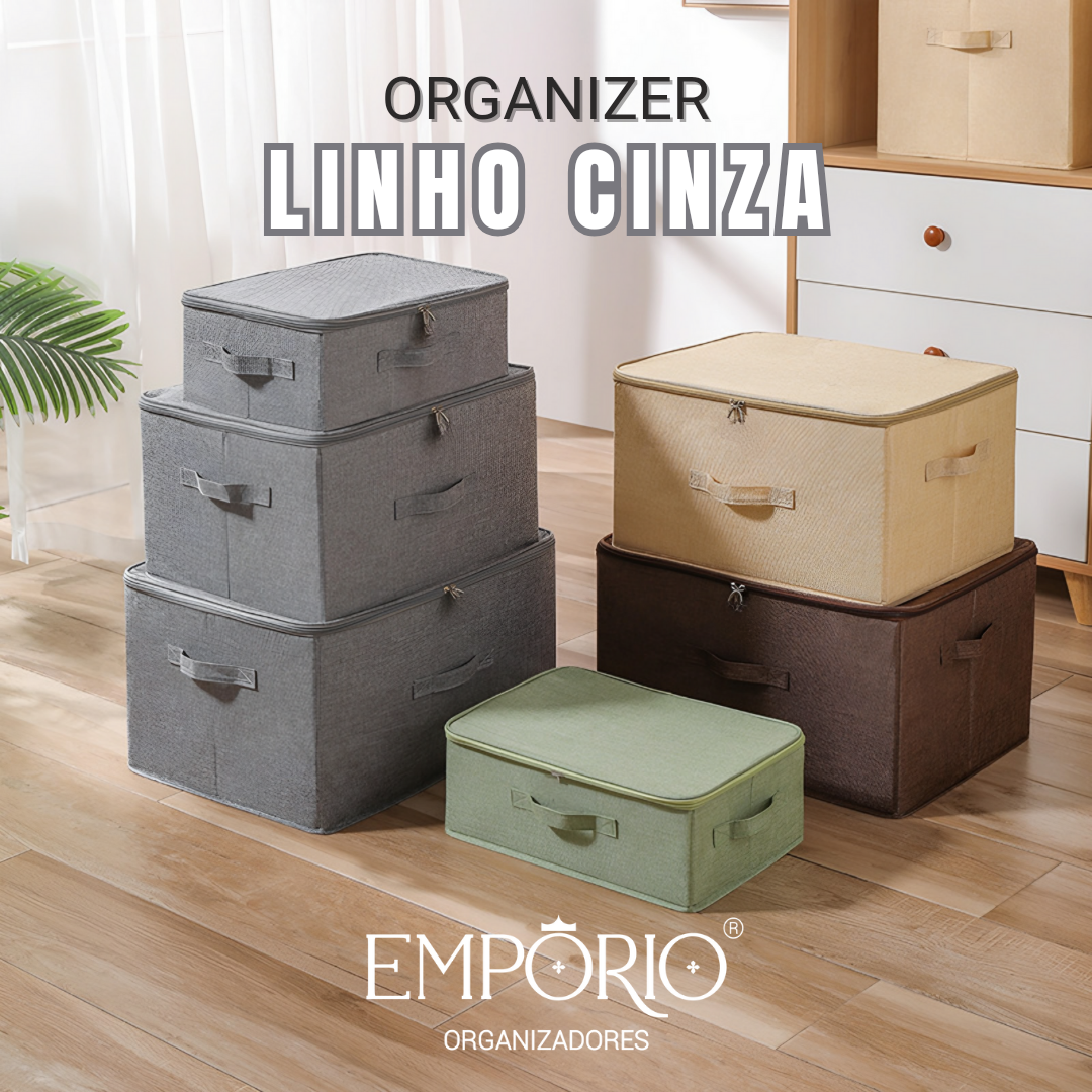 Organizer Linho Cinza - Lançamento