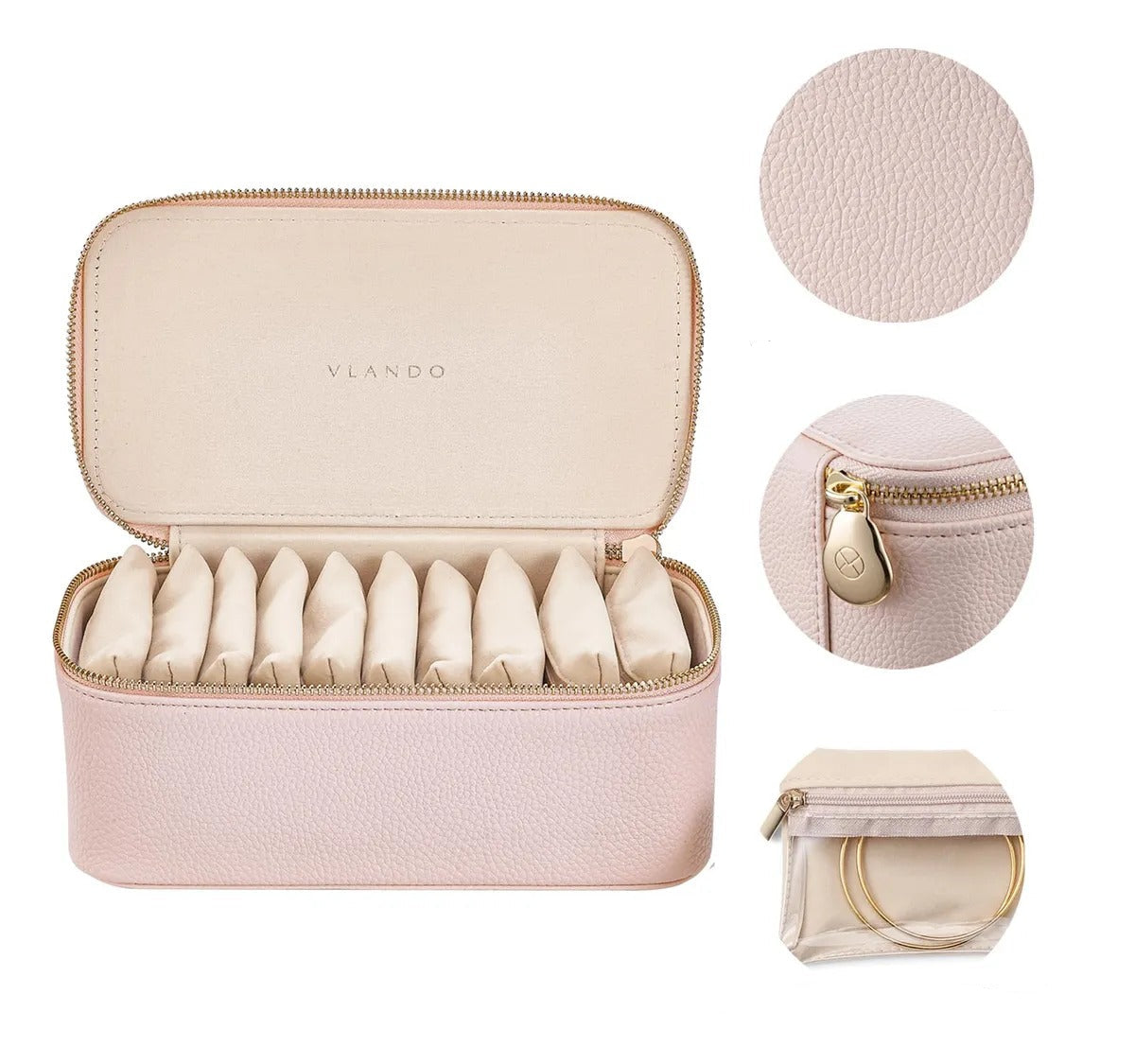 Joia Box Portátil - 6 bolsinhas + (6 Bolsinhas BRINDE)