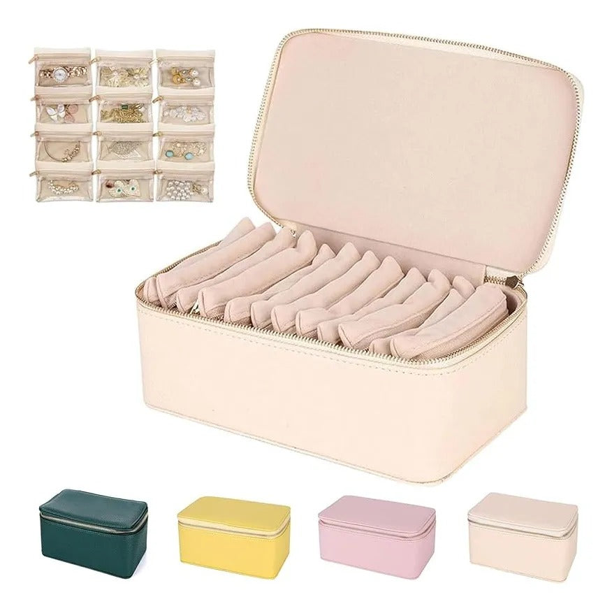 Joia Box Portátil - 6 bolsinhas + (6 Bolsinhas BRINDE)