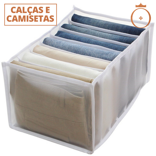 Organizador de roupas transparente - Leve 3 e Pague 2