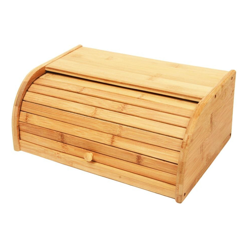 BreadBox Bambu - Com Tampa Retrátil