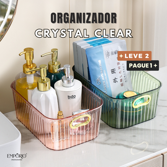 Organizador Crystal Clear - Leve 2 e Pague 1