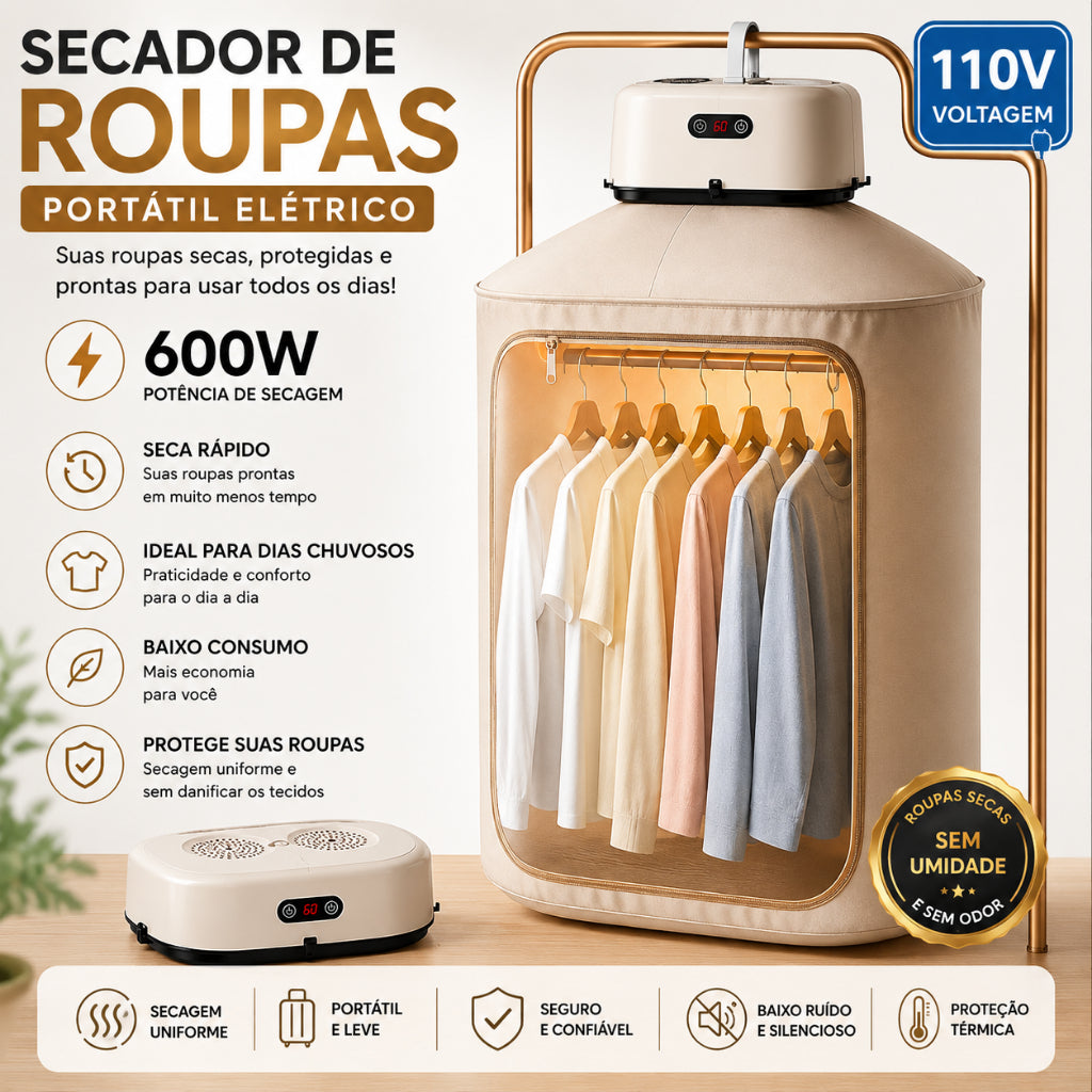 DryHome- Secadora Portátil Elétrica