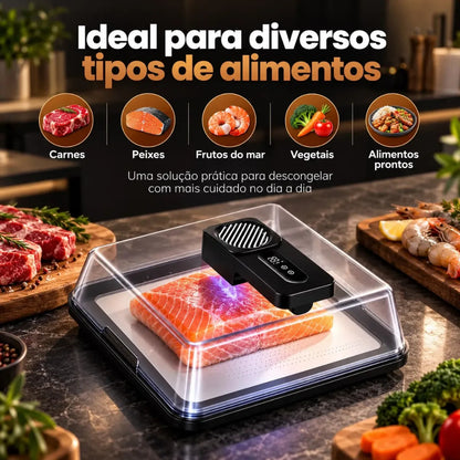 Degelix - Descongelador Rápido de Alimentos com Tampa