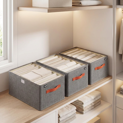Organizer Tampa Max – Kit com 3 Organizadores para Armário, Closet e Enxoval