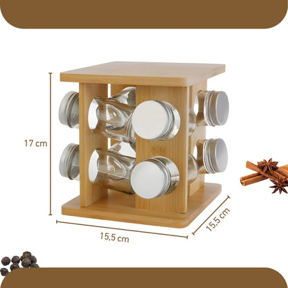 Spice Bambu + 8 potes de vidros grátis