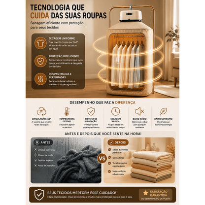 DryHome- Secadora Portátil Elétrica
