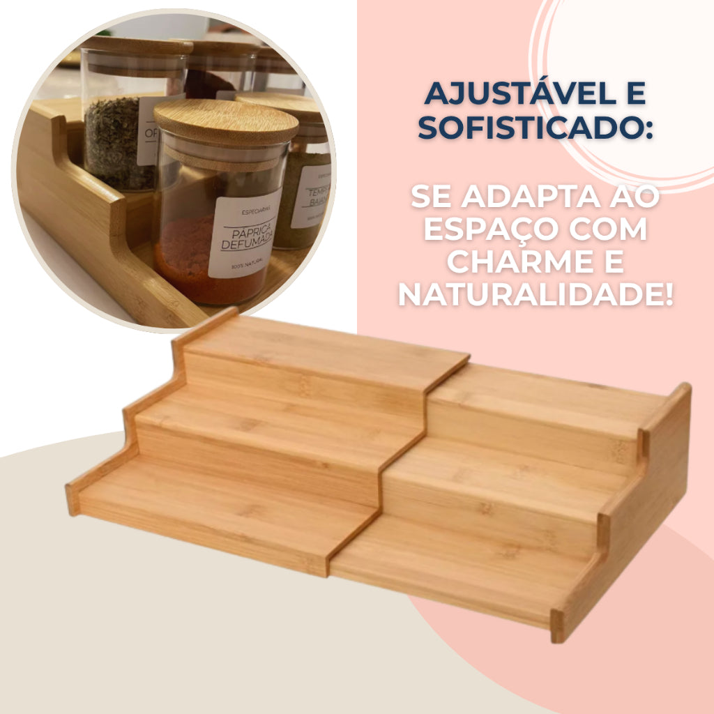 Bambu Spice Step - 3 níveis