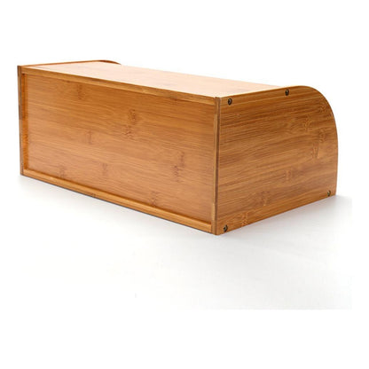 BreadBox Bambu - Com Tampa Retrátil