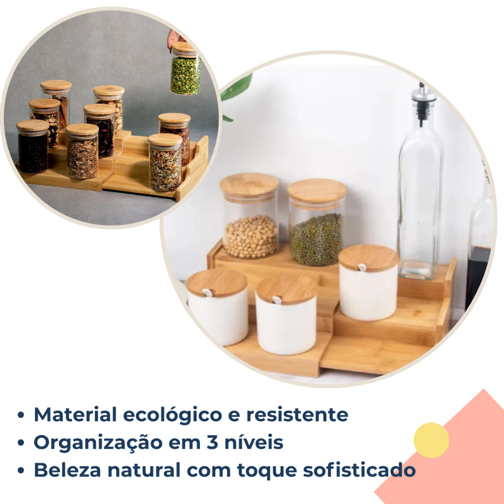 Bambu Spice Step - 3 níveis