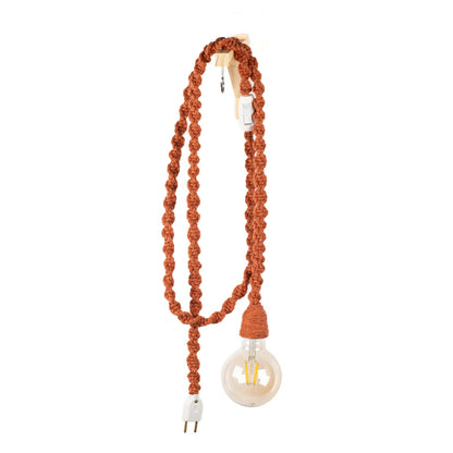 Luminária Pendente em Macramê