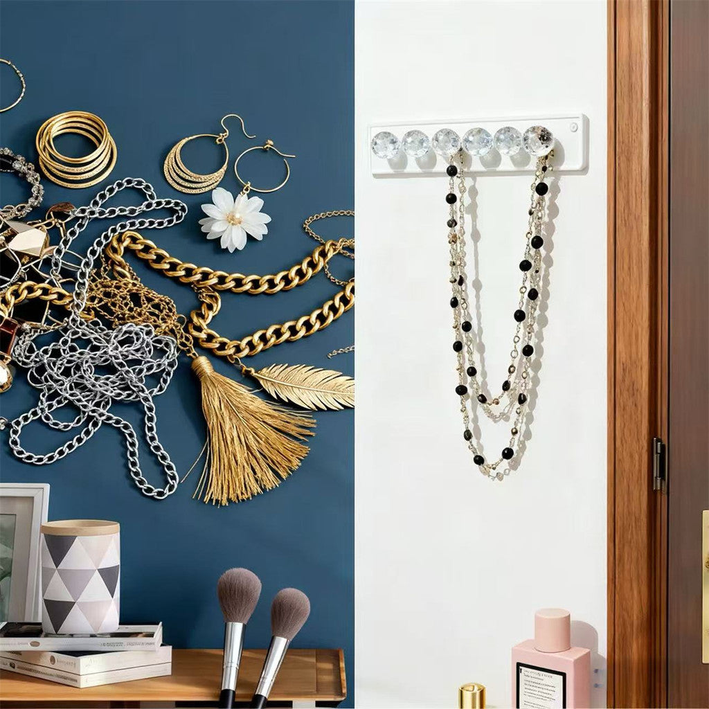 Crystal Hook – Organizador de Joias (Kit com 3 unidades)