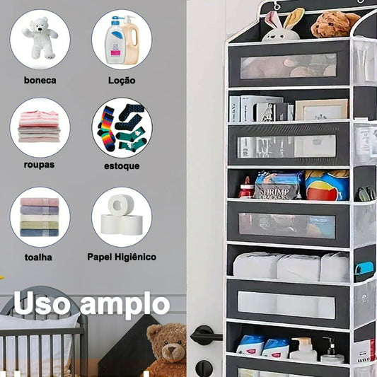 Organizador suspenso de porta