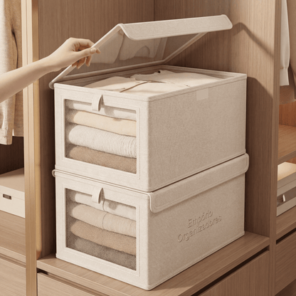 Organizer Tampa Max – Kit com 3 Organizadores para Armário, Closet e Enxoval
