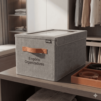 Organizer Tampa Max – Kit com 3 Organizadores para Armário, Closet e Enxoval