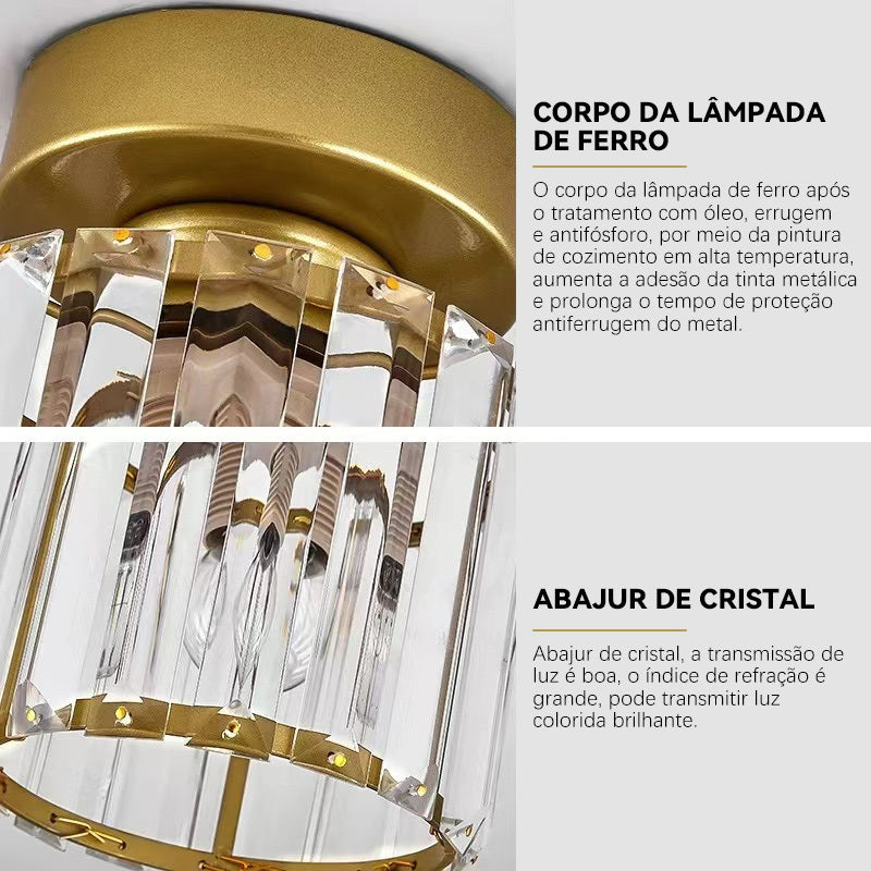 Luminária Cristal Cube