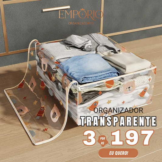 Organizer Transparente - Leve 3 e pague 2 + Frete Grátis
