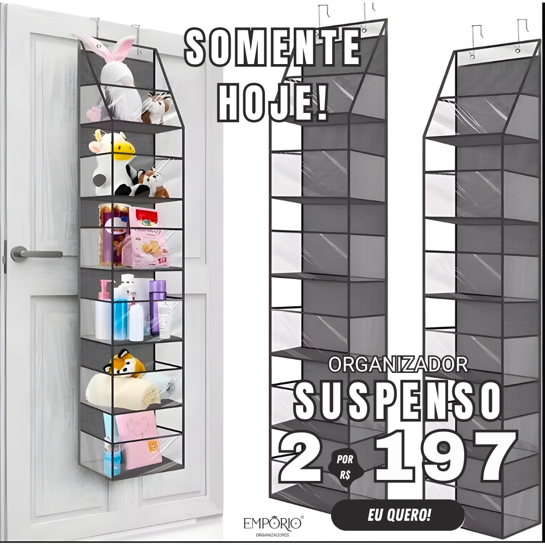 Organizador suspenso dobravel - Compre 1 e Leve 2