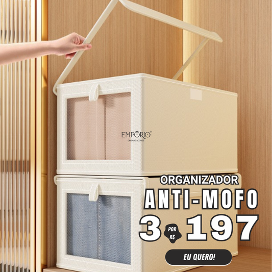 Organizer com tampa max - Leve 3 e Pague 2