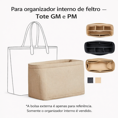 Organizer Bag - Sua bolsa mais empaçosa e organizada + E-book Organização