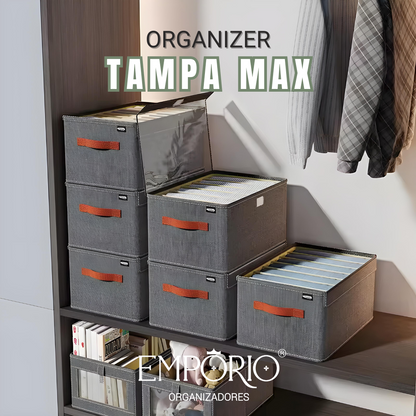 Organizer com tampa max - Leve 3 e Pague 2