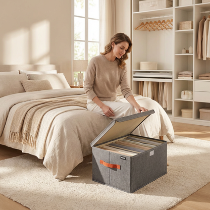 Organizer Tampa Max – Kit com 3 Organizadores para Armário, Closet e Enxoval
