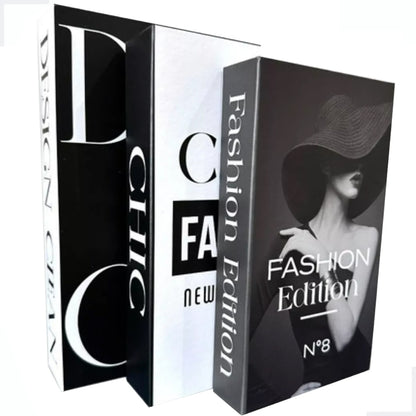 Kit Livros Decorativos Premium (3 Peças)