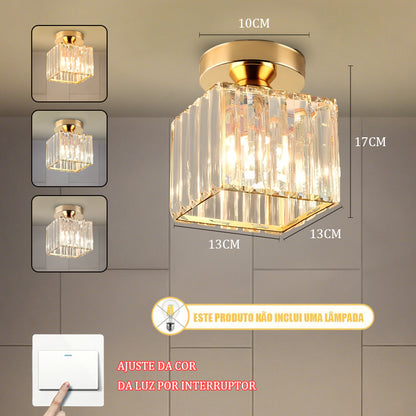 Luminária Cristal Cube