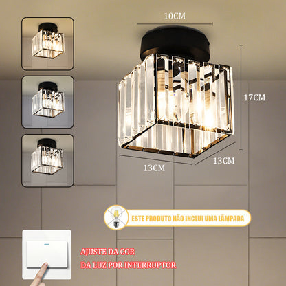 Luminária Cristal Cube