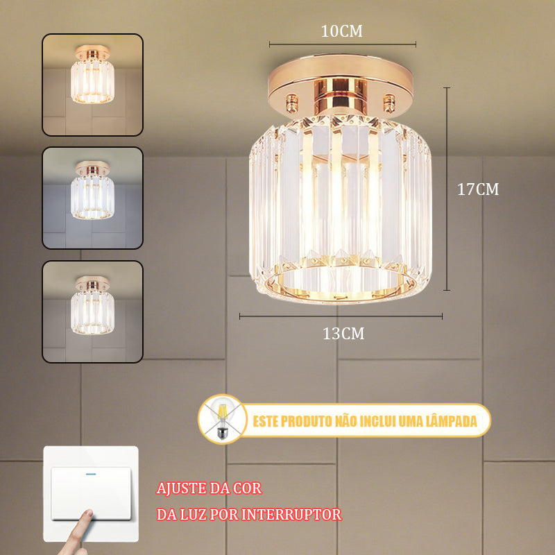 Luminária Cristal Cube