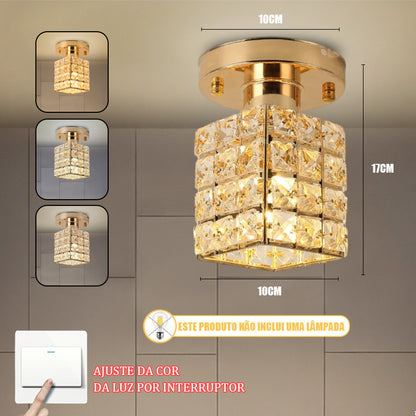 Luminária Cristal Cube