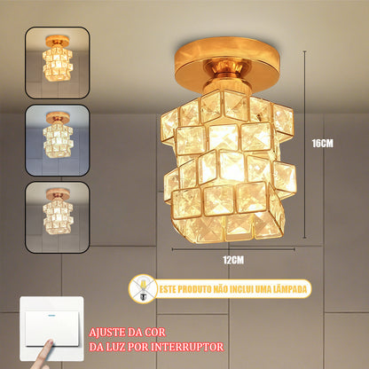 Luminária Cristal Cube