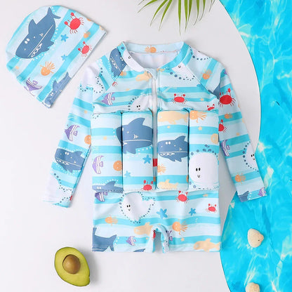 Maiô Flutuante Infantil AquaSafe – Mais Confiança para Brincar na Água