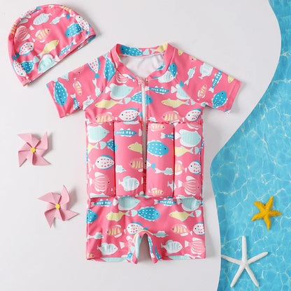 Maiô Flutuante Infantil AquaSafe – Mais Confiança para Brincar na Água