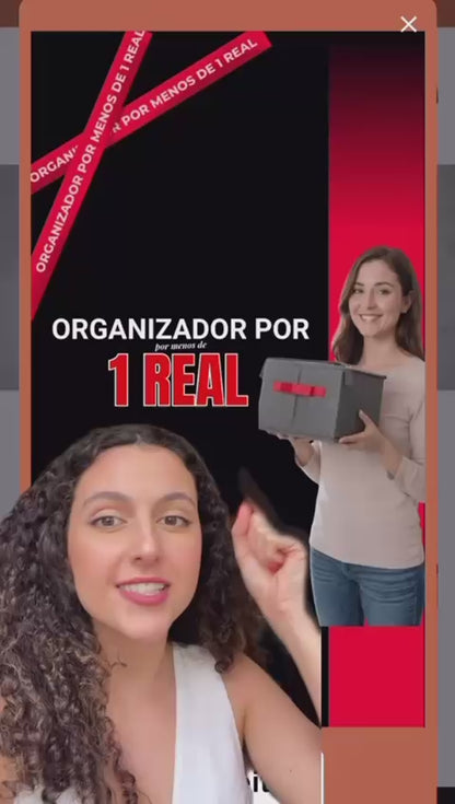 Organizer com tampa max - Leve 3 e Pague 2