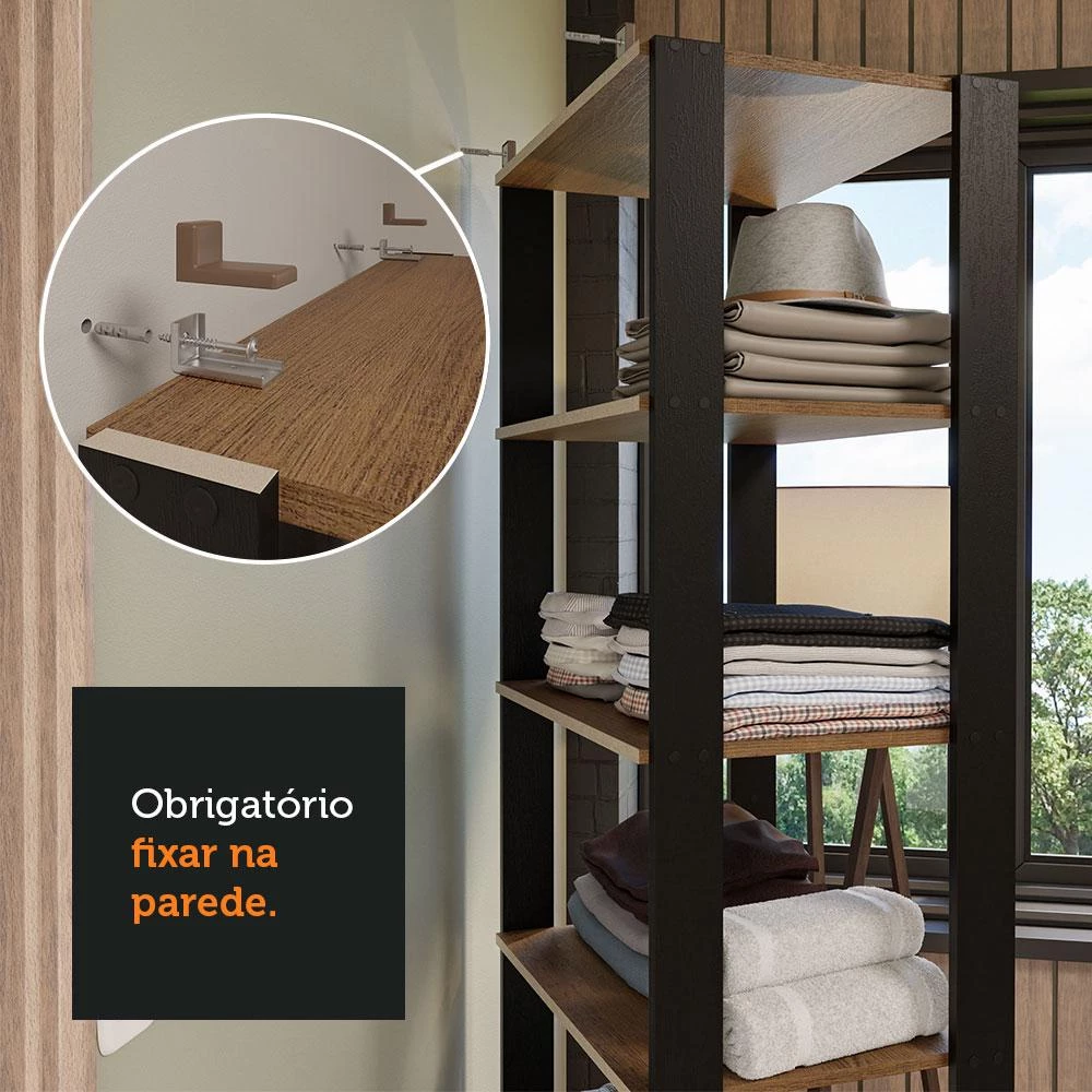Armário Modular Valencia Rustic 59cm