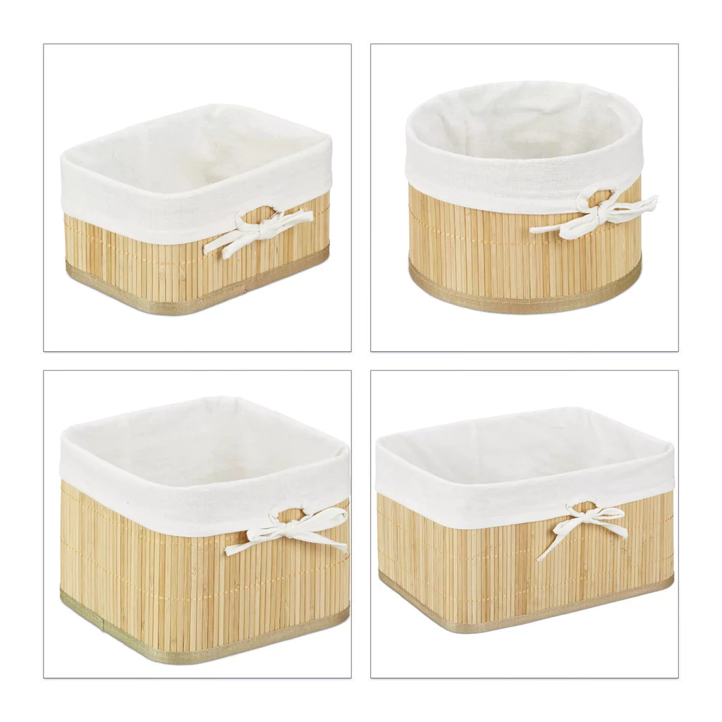 Caixas Naturale – Kit 4 Peças